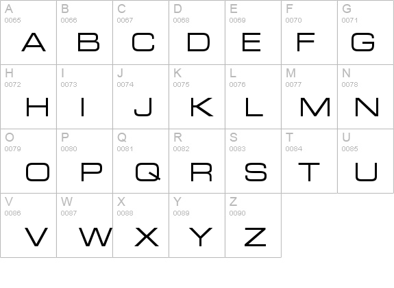 Palindrome Expanded SSi Expanded  details - Free Fonts at FontZone.net