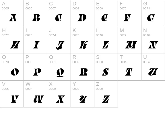 Parade Italic details - Free Fonts at FontZone.net