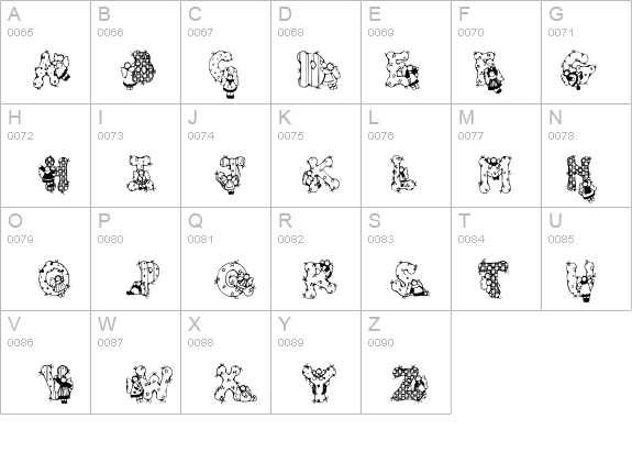 Patchwork Angel details - Free Fonts at FontZone.net