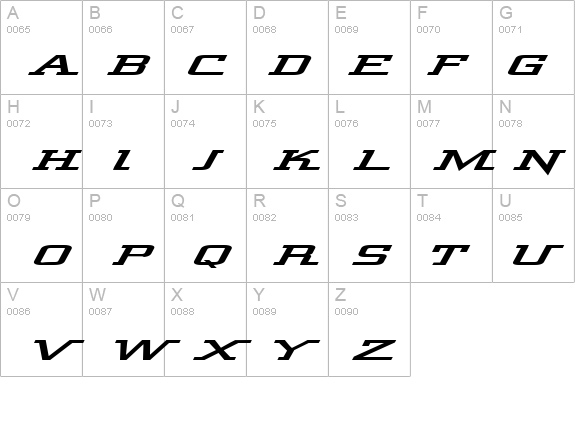 PCLifeWide Glide details - Free Fonts at FontZone.net