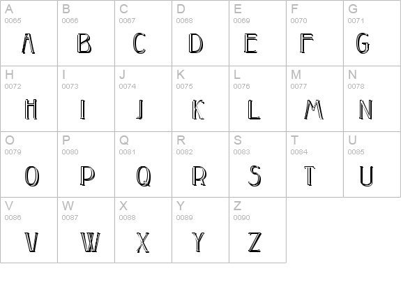 Peake-Shadow details - Free Fonts at FontZone.net