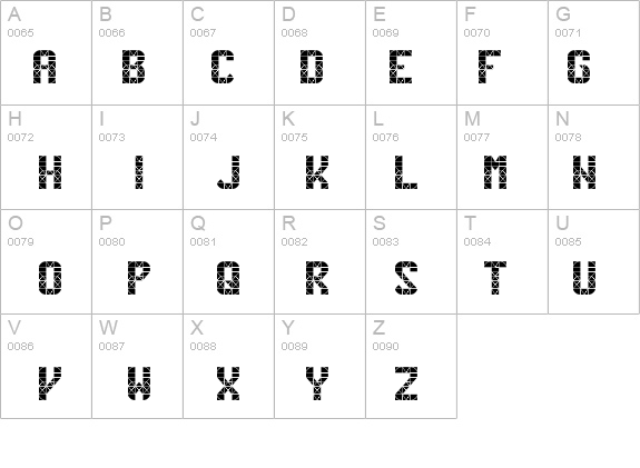 Penn Station details - Free Fonts at FontZone.net