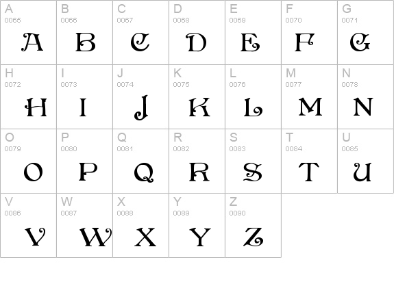 Penshurst Bold details - Free Fonts at FontZone.net