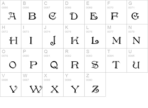 Penshurst_Shadow details - Free Fonts at FontZone.net