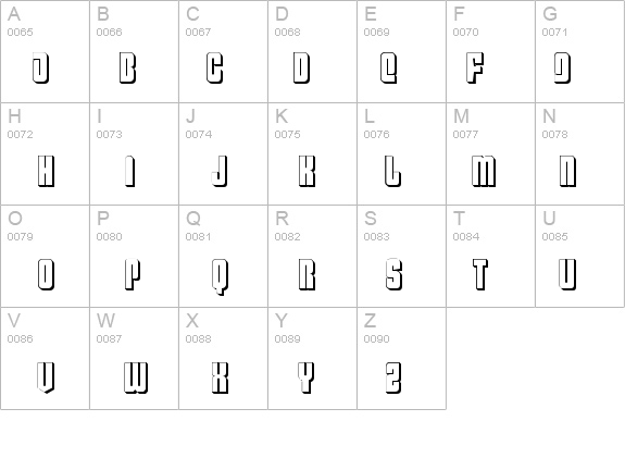 Philadelphia 3D details - Free Fonts at FontZone.net