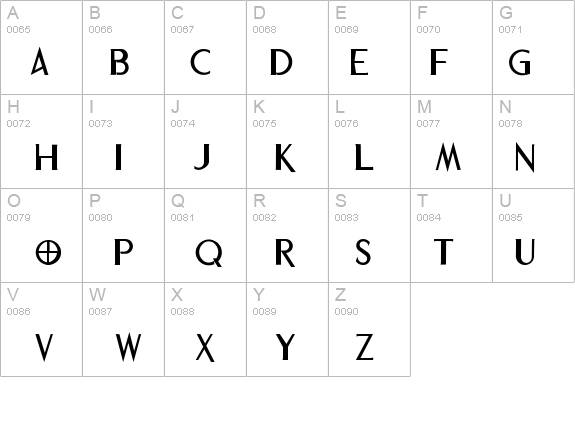 Phrixus details - Free Fonts at FontZone.net