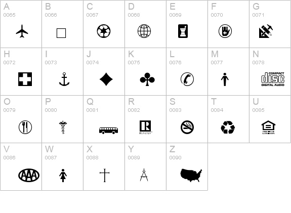 PictographOne details - Free Fonts at FontZone.net