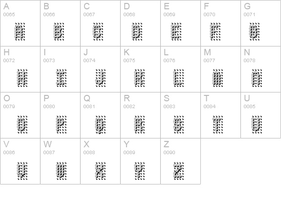 Pindown BRK details - Free Fonts at FontZone.net