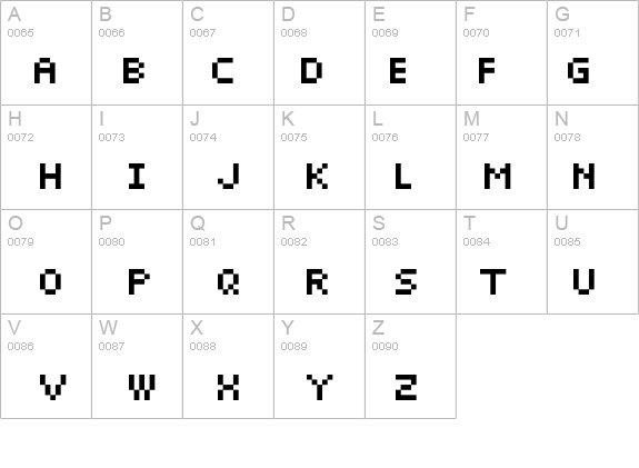 Pixelette details - Free Fonts at FontZone.net