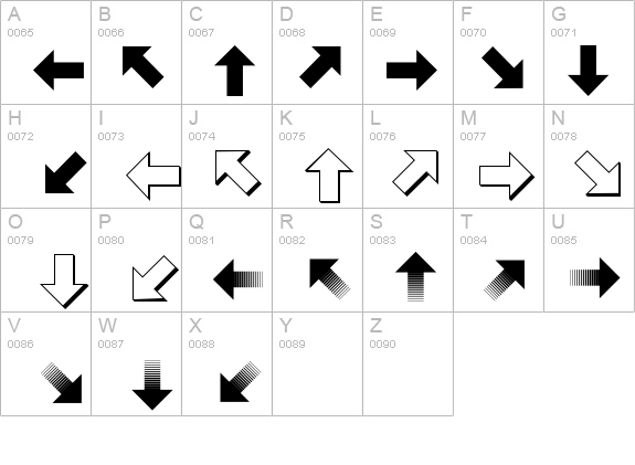 PizzaDude Pointers details - Free Fonts at FontZone.net