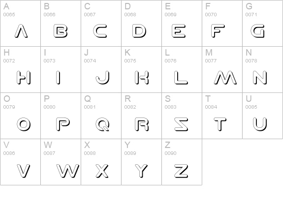 Planet N Shadow details - Free Fonts at FontZone.net