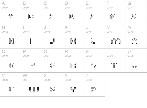 Planetary Orbiter Outline details - Free Fonts at FontZone.net
