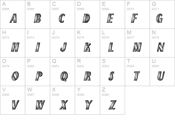 Plank-Condensed Italic details - Free Fonts at FontZone.net