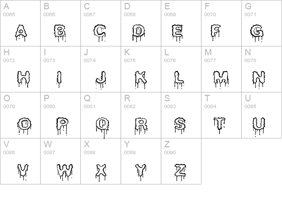 Plasma Drip Empty BRK details - Free Fonts at FontZone.net