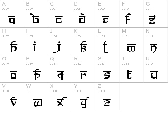 Prakrta details - Free Fonts at FontZone.net