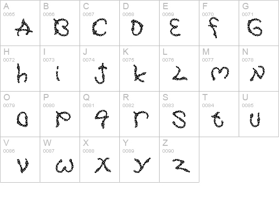 Pretzel details - Free Fonts at FontZone.net