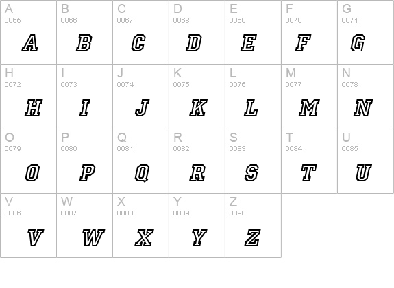 Princeton Italic details - Free Fonts at FontZone.net