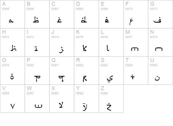 Psuedo Saudi details - Free Fonts at FontZone.net