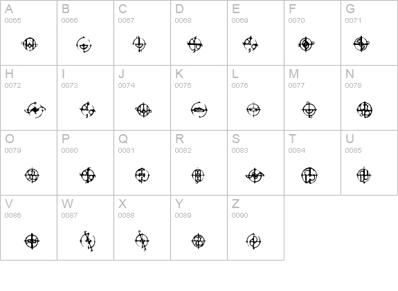 Qestir-Dingbat details - Free Fonts at FontZone.net