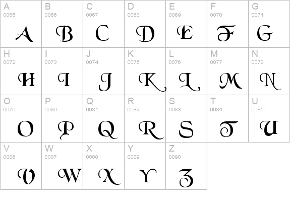 QTBlackForest Regular details - Free Fonts at FontZone.net