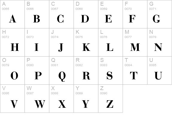 QTBodini Bold details - Free Fonts at FontZone.net