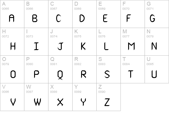 QTCanaithtype Regular details - Free Fonts at FontZone.net