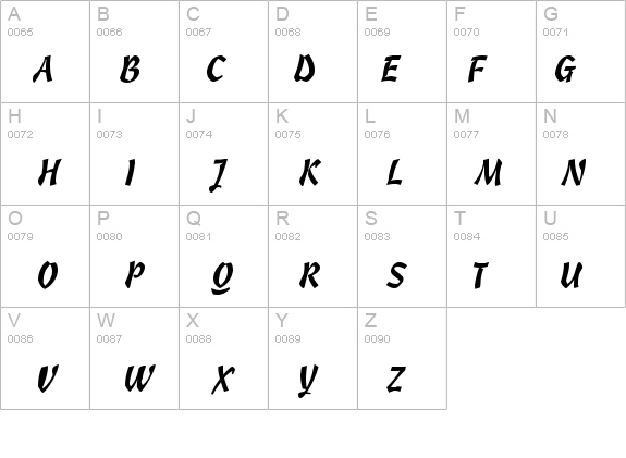 QTCascadetype Regular details - Free Fonts at FontZone.net