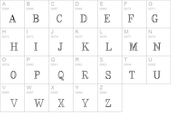 QTCraigetypeOutline Regular details - Free Fonts at FontZone.net