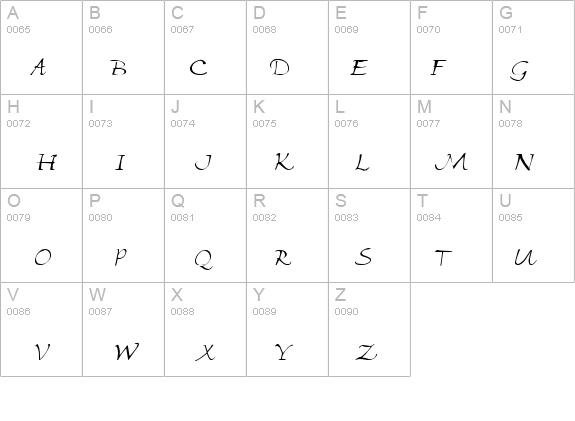 QTFlorencia Regular details - Free Fonts at FontZone.net