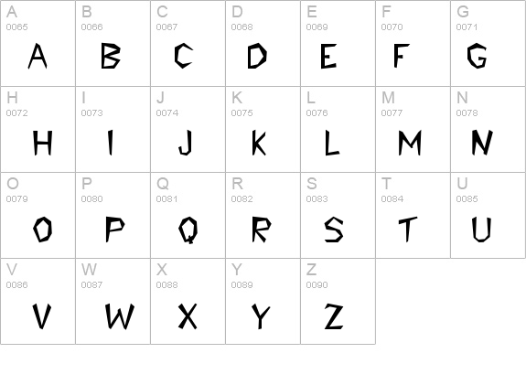 QTPiltdown Regular details - Free Fonts at FontZone.net