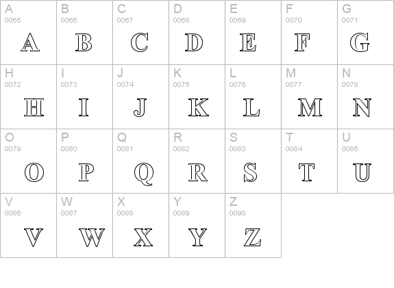 QTTimeOutline Regular details - Free Fonts at FontZone.net