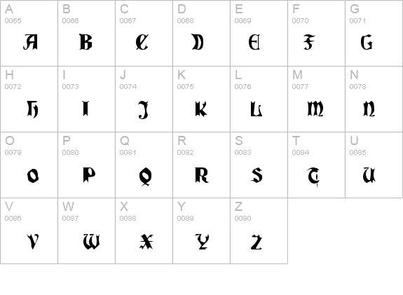 QuaelGothicCondensed details - Free Fonts at FontZone.net