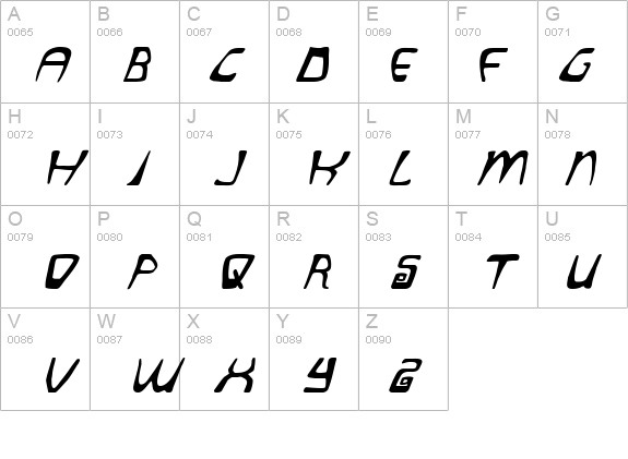 Quatl Italic details - Free Fonts at FontZone.net