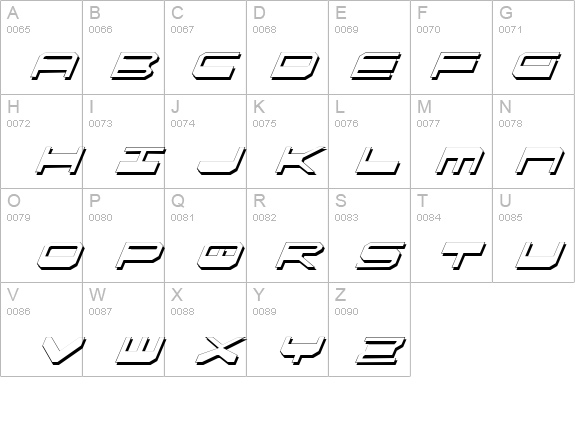 QuickGear Shadow Italic details - Free Fonts at FontZone.net