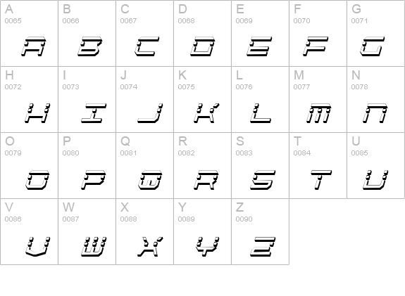 QuickQuick Shadow ItalCondensed details - Free Fonts at FontZone.net