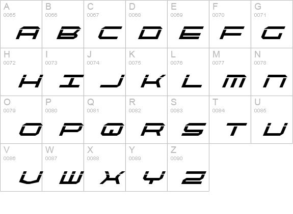 QuickTech Bold Italic details - Free Fonts at FontZone.net