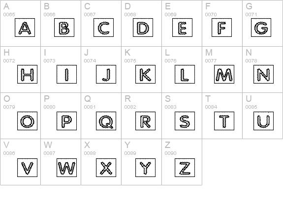 Quilted Indian details - Free Fonts at FontZone.net