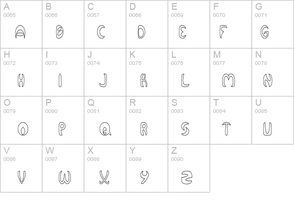 Qurve Hollow Thin details - Free Fonts at FontZone.net