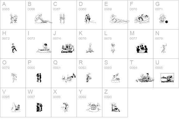 R and R details - Free Fonts at FontZone.net