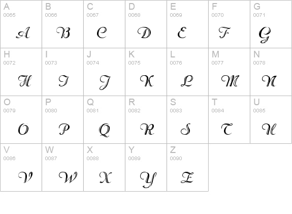 Rechtman-Script Regular details - Free Fonts at FontZone.net