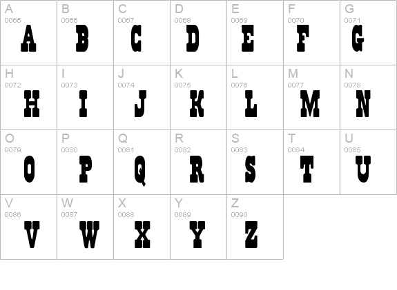 Regulators Condensed details - Free Fonts at FontZone.net