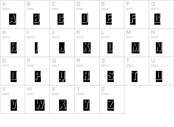ReliefInReverse details - Free Fonts at FontZone.net