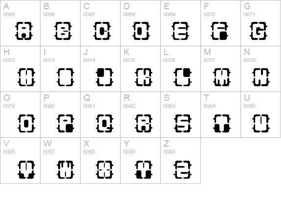 REOXY details - Free Fonts at FontZone.net