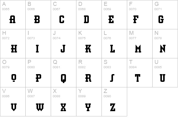 RetroBoldCondensedPlain details - Free Fonts at FontZone.net