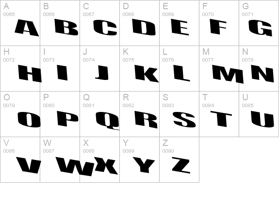 Retsyn Dilated details - Free Fonts at FontZone.net