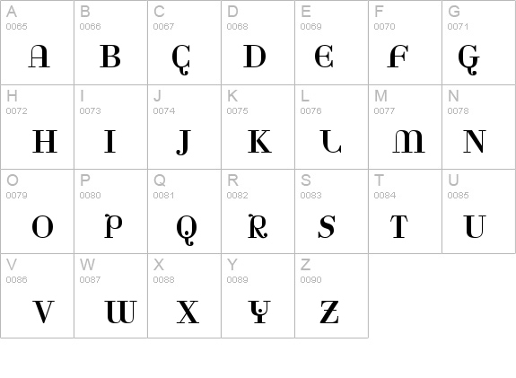 Rina details - Free Fonts at FontZone.net