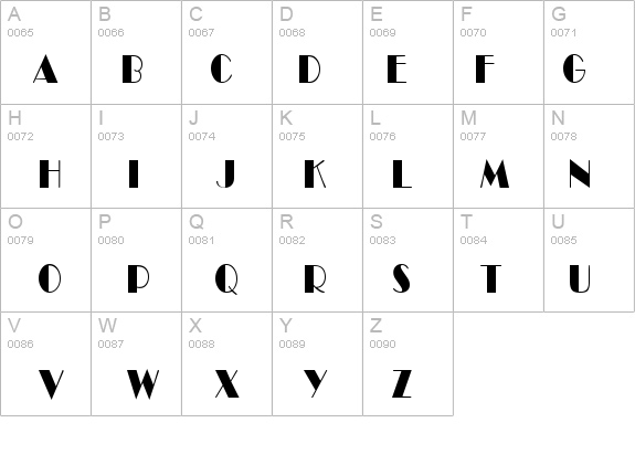 RitzCondensed Normal details - Free Fonts at FontZone.net