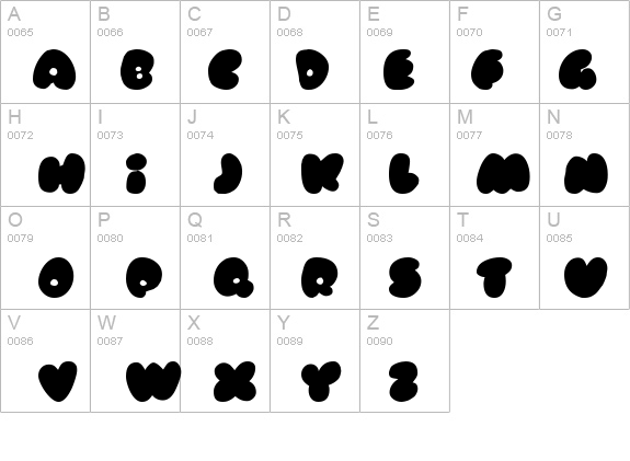 Rubberneck details - Free Fonts at FontZone.net