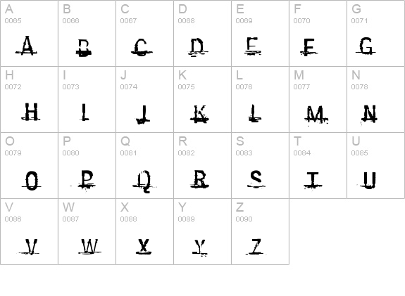 Sabotage details - Free Fonts at FontZone.net