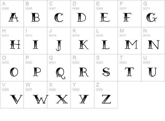 SailorGothic-Shaded details - Free Fonts at FontZone.net